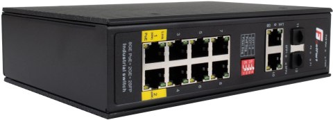 SWITCH POE GETFORT PRZEMYSŁOWY POE 8GE+2GE+2SFP (-40/80)