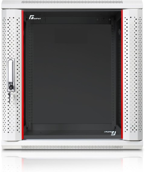 SZAFA RACK GETFORT 19 CALI 12U 600X450 WISZĄCA SZARA
