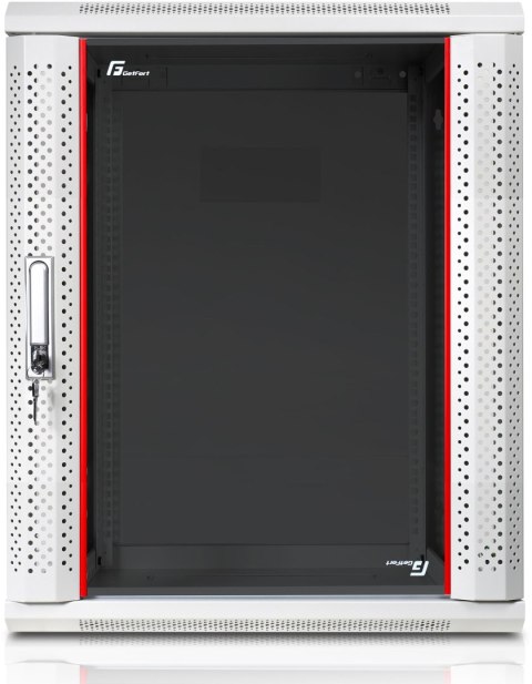 SZAFA RACK GETFORT 19 CALI 15U 600X600 WISZĄCA SZARA