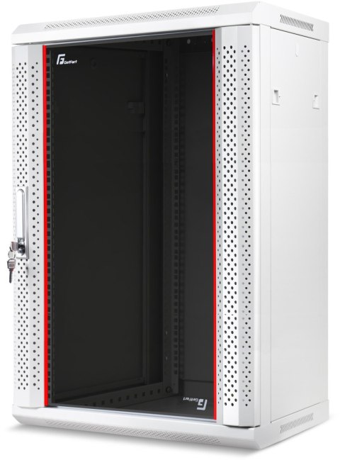 SZAFA RACK GETFORT 19 CALI 18U 600X600 WISZĄCA SZARA
