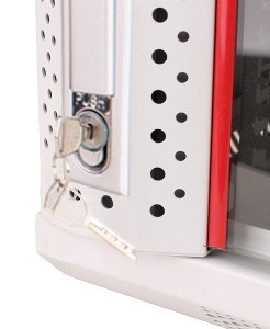 SZAFA RACK GETFORT 19 CALI 6U 600X450 WISZĄCA SZARA