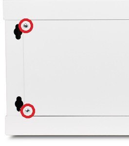 SZAFA RACK GETFORT ECO v2 19 CALI 4U 600X450 Wisząca Szara