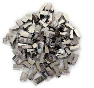 WTYK SIECIOWY PRZELOTOWY GETFORT RJ45 CAT.5e 8P8C EKRANOWANY (100szt)