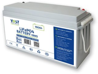 AKUMULATOR VOLT POLSKA LITOWO-ŻELAZOWO-FOSFORANOWY LiFePO4 25,6V 150Ah 150A