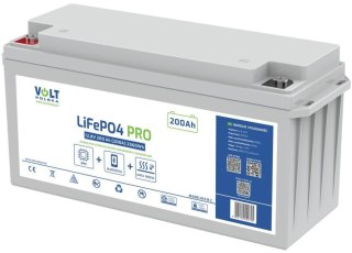 Akumulator Volt Polska LiFePO4 12,8V 200 Ah (200A) + BMS + BLUETOOTH + MATA