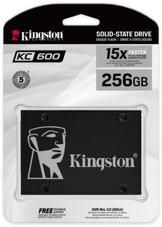 DYSK SSD KINGSTON KC600 256GB SATA 550/500 MB/s