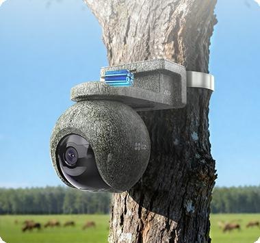 Kamera IP Ezviz EB8 4G 4K Kit 8MP z panelem słonecznym 8W 4G Wi-Fi