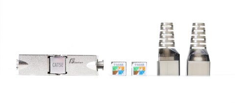 ŁĄCZNIK RJ45 GETFORT CAT.5e modularny beznarzędziowy