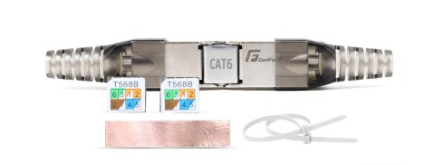 ŁĄCZNIK RJ45 GETFORT CAT.6 modularny beznarzędziowy