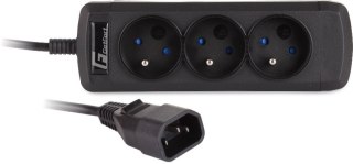 Listwa zasilająca GETFORT UPS C14 / 3 GNIAZDA FR 150cm