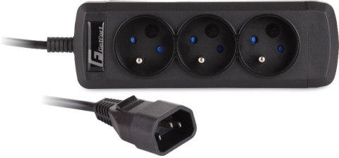Listwa zasilająca GETFORT UPS C14 / 3 GNIAZDA FR 150cm