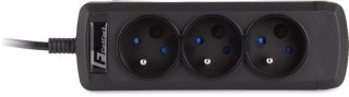 Listwa zasilająca GETFORT UPS C14 / 3 GNIAZDA FR 60cm