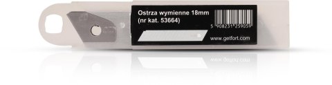 Ostrza wymienne do noża 18mm Getfort
