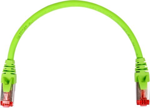 PATCHCORD SKRĘTKA GETFORT CAT.6A S/FTP LSOH 0,25m zielony