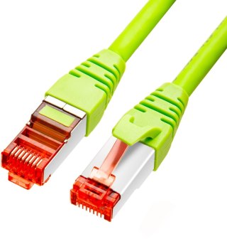 PATCHCORD SKRĘTKA GETFORT CAT.6A S/FTP LSOH 1m zielony