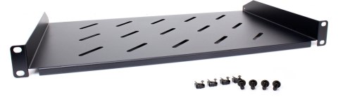 Półka rackowa uniwersalna Getfort 19 cali 1U 170mm Czarna
