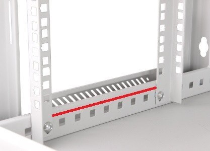 SZAFA RACK GETFORT 19 CALI 9U 600X600 WISZĄCA SZARA