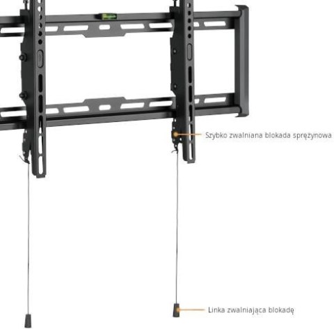 Uchwyt TV Getfort LED/LCD 37-80 cali 75kg Vesa 650x405 Tilt