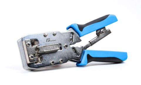 Zaciskacz wtyków Getfort RJ45 8p+6p+4p+AMP kat. 6, kontrola docisku