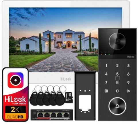 Zestaw wideodomofonowy IP Hilook IP-VIS-PRO-K(W) White