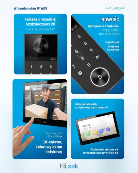 Zestaw wideodomofonowy IP Hilook IP-VIS-PRO-K