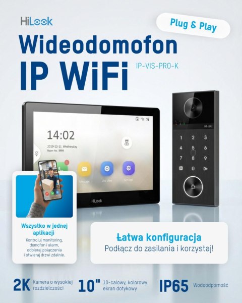Zestaw wideodomofonowy IP Hilook IP-VIS-PRO-K