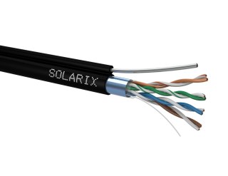 KABEL SKRĘTKA SOLARIX CAT.5E F/UTP UV SUCHY Z LINKĄ NOŚNĄ 305m