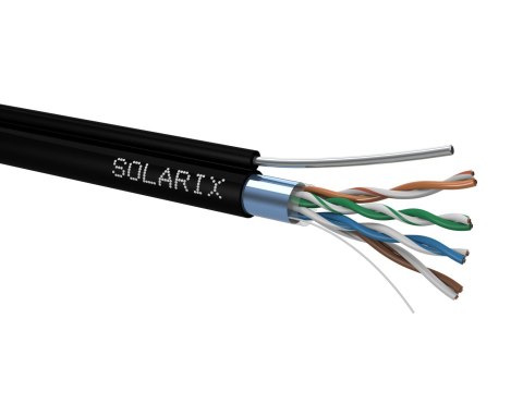 KABEL SKRĘTKA SOLARIX CAT.5E F/UTP UV SUCHY Z LINKĄ NOŚNĄ 305m