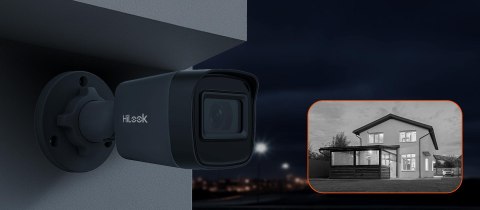 Kamera IP Hilook IPC-B141H-C Black tuba 4MP 2.8mm IR20m PoE