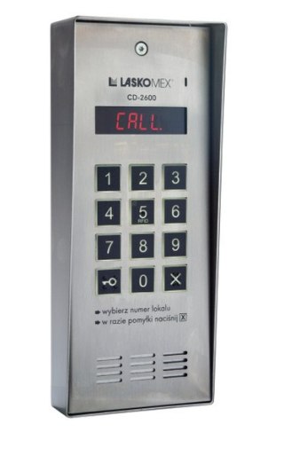 Laskomex CD-2600R audio z czytnikiem kluczy RFID