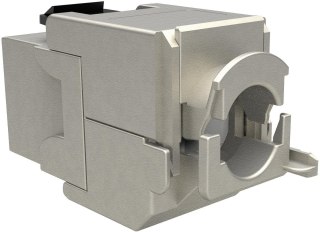 Moduł Keystone samozaciskowy Solarix Cat.6A STP RJ45 SXKJ-10G-STP-BK-SA