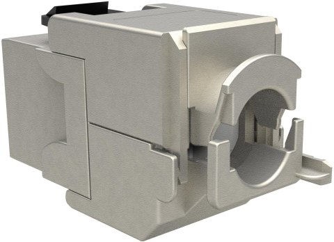 Moduł Keystone samozaciskowy Solarix Cat.6A STP RJ45 SXKJ-10G-STP-BK-SA