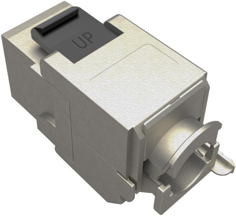 Moduł Keystone samozaciskowy Solarix Cat.6A STP RJ45 SXKJ-10G-STP-BK-SA