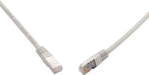 PATCHCORD SKRĘTKA SOLARIX CAT.6A SFTP 1m szary