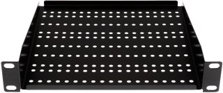 Półka do szafy RACK 10" 1U 200mm z otworowaniem (ADD-RACK10-1PU1)