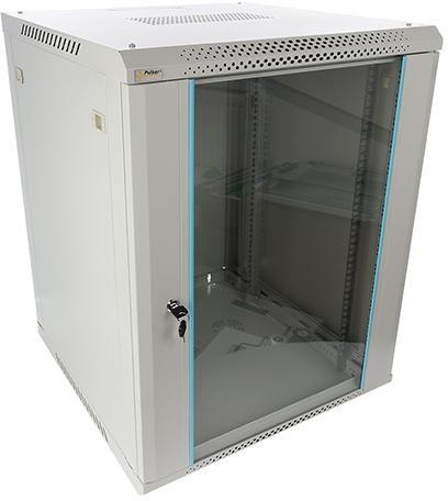 Szafa RACK Pulsar 15U / 19" wisząca do złożenia 600x600 szara