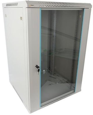Szafa RACK Pulsar 18U / 19" wisząca do złożenia 600x600 szara