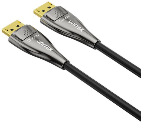 Unitek Kabel światłowodowy 8K Display Port 2.1 10m