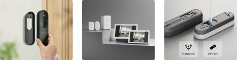Inteligentny dzwonek Reolink D340B z baterią Wi-Fi 2K 4MP
