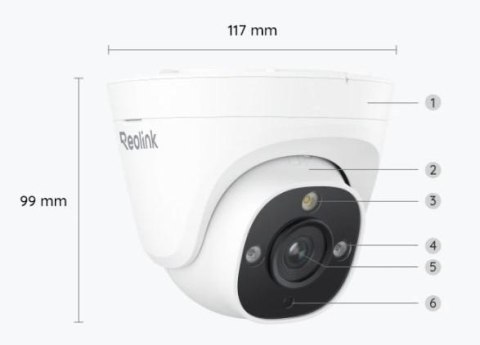 Kamera IP Reolink P334 8mpx POE