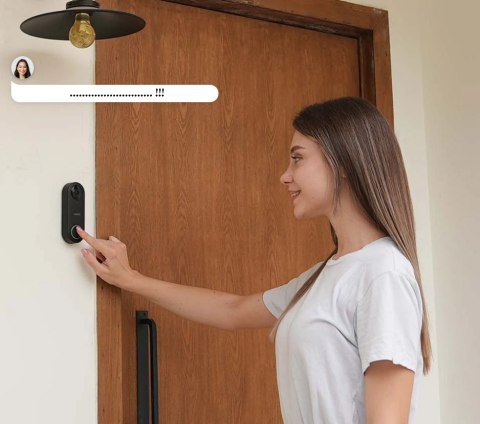 Reolink bezprzewodowy wideo dzwonek D340W Wi-Fi 5MPx