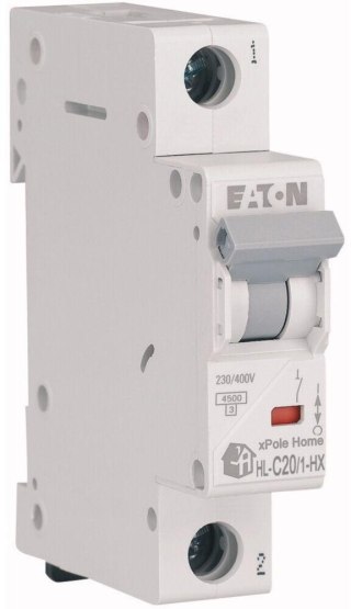 EATON WYŁĄCZNIK NADPRĄDOWY C 20A 1P 1M 6KA HN-C20/1
