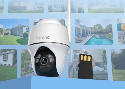 Kamera IP Reolink Argus Series B430 z panelem solarnym (biała)