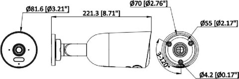 Kamera bezprzewodowa IP Hikvision DS-2CFS04/4G(2.8mm)