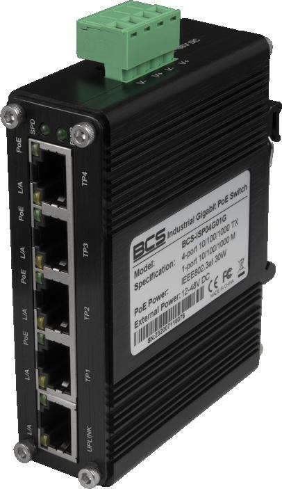 Switch PoE BCS UNIVERSAL BCS-ISP04G01G