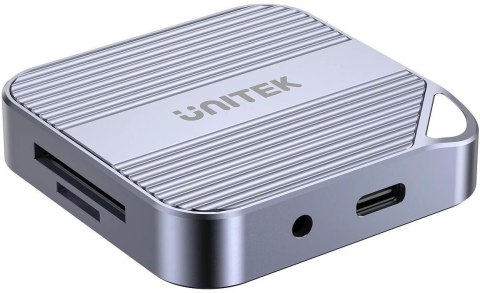 Unitek Magnetyczny czytnik kart SD/Micro SD 6w1 | PD100W | 4K@60Hz | 5Gbps