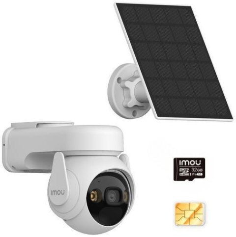 Kamera IP Imou AOV PT Kit z panelem solarnym kartą pamięci 32GB i kartą SIM