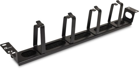 Organizer kabli 1U poziomy metalowy z przepustem szczotkowym OGF-MRB GETFORT