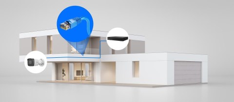 Kamera IP Hilook IPC-B121H-C tuba 2MP IR20m PoE