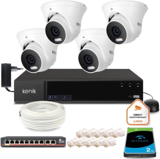Zestaw monitoringu KAMERA IP KENIK KG-5430DAS-ILD (2.8mm)